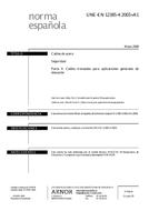 Die Norm UNE-EN 12385-4:2003+A1:2008 28.5.2008 Ansicht