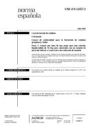Die Norm UNE-EN 12457-2:2003 18.7.2003 Ansicht