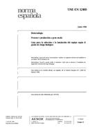 Die Norm UNE-EN 12460:1998 30.6.1998 Ansicht