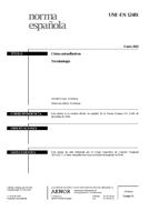 Die Norm UNE-EN 12481:2002 28.1.2002 Ansicht