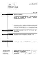 Die Norm UNE-EN 12507:2006 22.3.2006 Ansicht