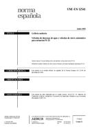 Die Norm UNE-EN 12541:2003 20.6.2003 Ansicht