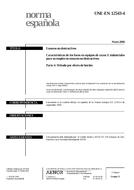 Die Norm UNE-EN 12543-4:2000 31.5.2000 Ansicht