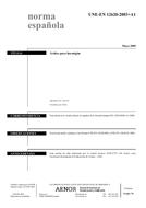 Die Norm UNE-EN 12620:2003+A1:2009 27.5.2009 Ansicht