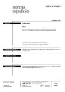 Die Norm UNE-EN 12654-2:1999 24.9.1999 Ansicht