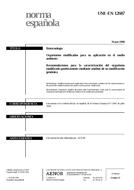 Die Norm UNE-EN 12687:1999 21.5.1999 Ansicht