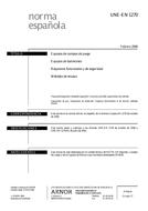 Die Norm UNE-EN 1270:2006 8.2.2006 Ansicht