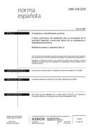 Die Norm UNE-EN 1275:2007 21.3.2007 Ansicht