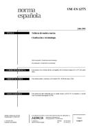 Die Norm UNE-EN 12775:2001 27.7.2001 Ansicht