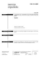 Die Norm UNE-EN 12805:2003 31.1.2003 Ansicht