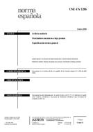 Die Norm UNE-EN 1286:2000 28.1.2000 Ansicht