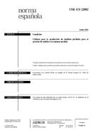 Die Norm UNE-EN 12892:2001 28.6.2001 Ansicht