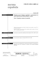 Die Norm UNE-EN 12921-1:2005+A1:2010 20.10.2010 Ansicht