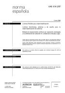 Die Norm UNE-EN 1297:2006 18.1.2006 Ansicht