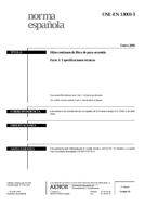 Die Norm UNE-EN 13003-3:2000 21.1.2000 Ansicht