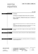 Die Norm UNE-EN 13063-1:2006+A1:2008 9.4.2008 Ansicht