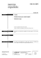 Die Norm UNE-EN 13073:2001 26.10.2001 Ansicht