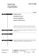 Die Norm UNE-EN 13080:2003 25.7.2003 Ansicht