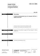 Die Norm UNE-EN 13091:2000 17.7.2000 Ansicht