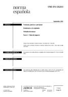 Die Norm UNE-EN 13124-1:2001 14.9.2001 Ansicht