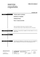 Die Norm UNE-EN 13124-2:2004 12.11.2004 Ansicht