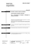 Die Norm UNE-EN 13130-7:2005 2.2.2005 Ansicht