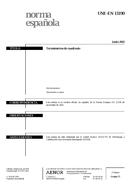 Die Norm UNE-EN 13190:2002 27.6.2002 Ansicht