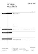 Die Norm UNE-EN 13213:2001 30.9.2001 Ansicht
