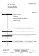Die Norm UNE-EN 13219:2009 25.3.2009 Ansicht