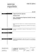 Die Norm UNE-EN 13274-1:2001 26.7.2001 Ansicht