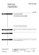 Ansicht UNE-EN 13342:2001 23.5.2001