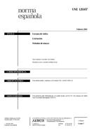 Die Norm UNE 126107:2001 9.2.2001 Ansicht