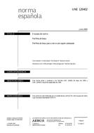 Die Norm UNE 126402:2005 20.7.2005 Ansicht