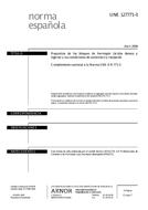 Die Norm UNE 127771-3:2008 9.4.2008 Ansicht
