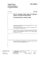 Die Norm UNE 20706-1:1996 19.6.1996 Ansicht