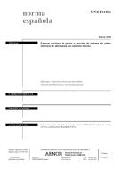 Die Norm UNE 211006:2010 17.3.2010 Ansicht