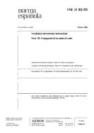 Die Norm UNE 21302-705:1996 22.3.1996 Ansicht