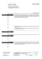 Die Norm UNE 215001:2004 31.12.2004 Ansicht