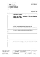 Die Norm UNE 26481:1998 30.9.1998 Ansicht