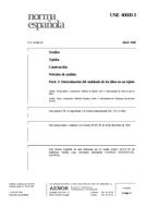 Die Norm UNE 40600-3:1996 19.4.1996 Ansicht