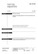 Die Norm UNE 48236:1995 28.6.1995 Ansicht