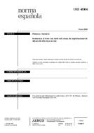 Die Norm UNE 48304:2000 31.5.2000 Ansicht