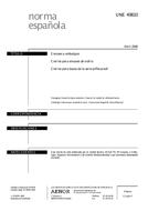 Die Norm UNE 49810:2006 19.4.2006 Ansicht