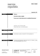 Die Norm UNE 53319:2001 30.9.2001 Ansicht