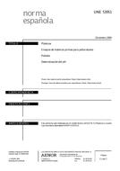 Die Norm UNE 53951:2004 24.12.2004 Ansicht