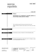 Die Norm UNE 53957:2003 17.10.2003 Ansicht