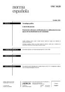 Die Norm UNE 54120:2001 19.10.2001 Ansicht