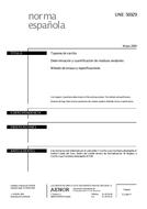 Die Norm UNE 56929:2004 28.5.2004 Ansicht