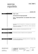 Die Norm UNE 57097-1:2002 30.9.2002 Ansicht