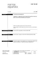Die Norm UNE 58428:1995 28.6.1995 Ansicht
